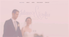 Desktop Screenshot of julianeandalex.com